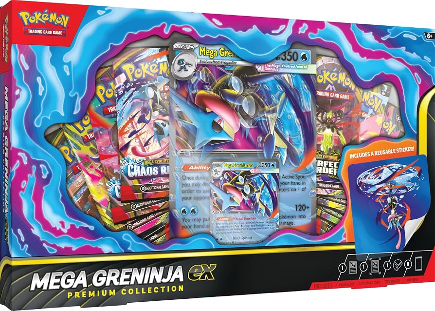 Pokémon Mega Greninja Ex Box